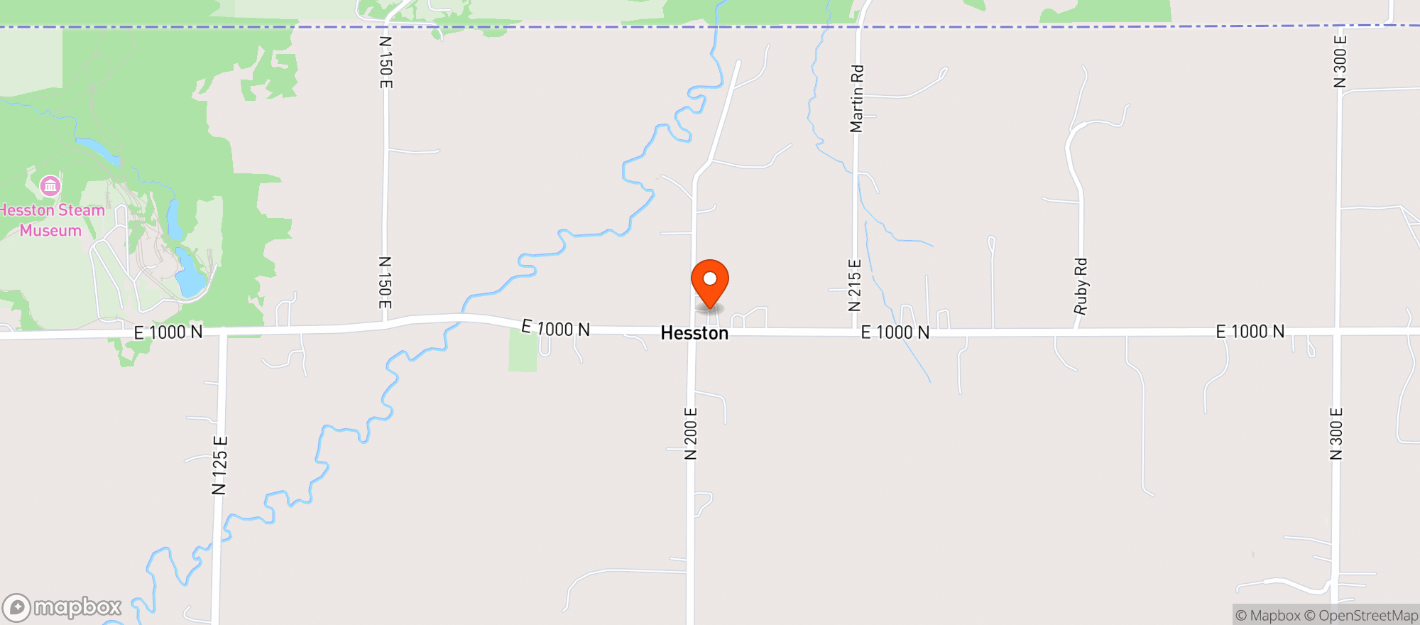 Map showing Heston Bar