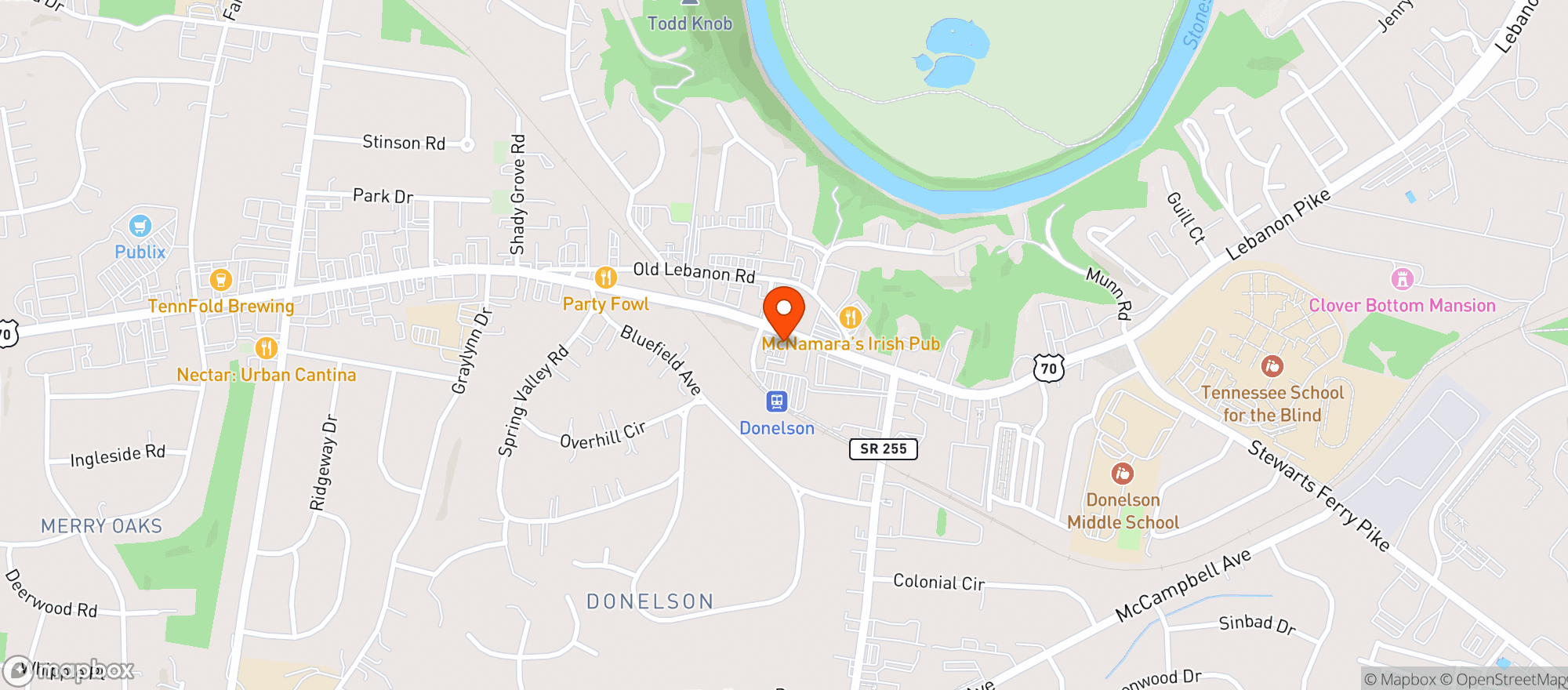Map showing Edleys Bar-b-que