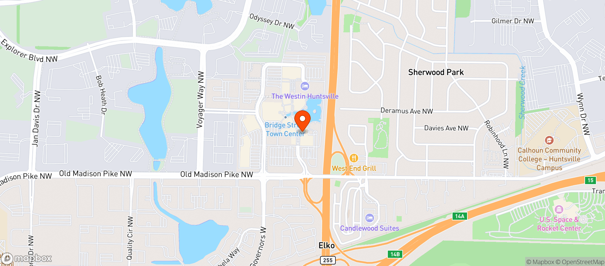 Map showing Cheesecake Factory #217
