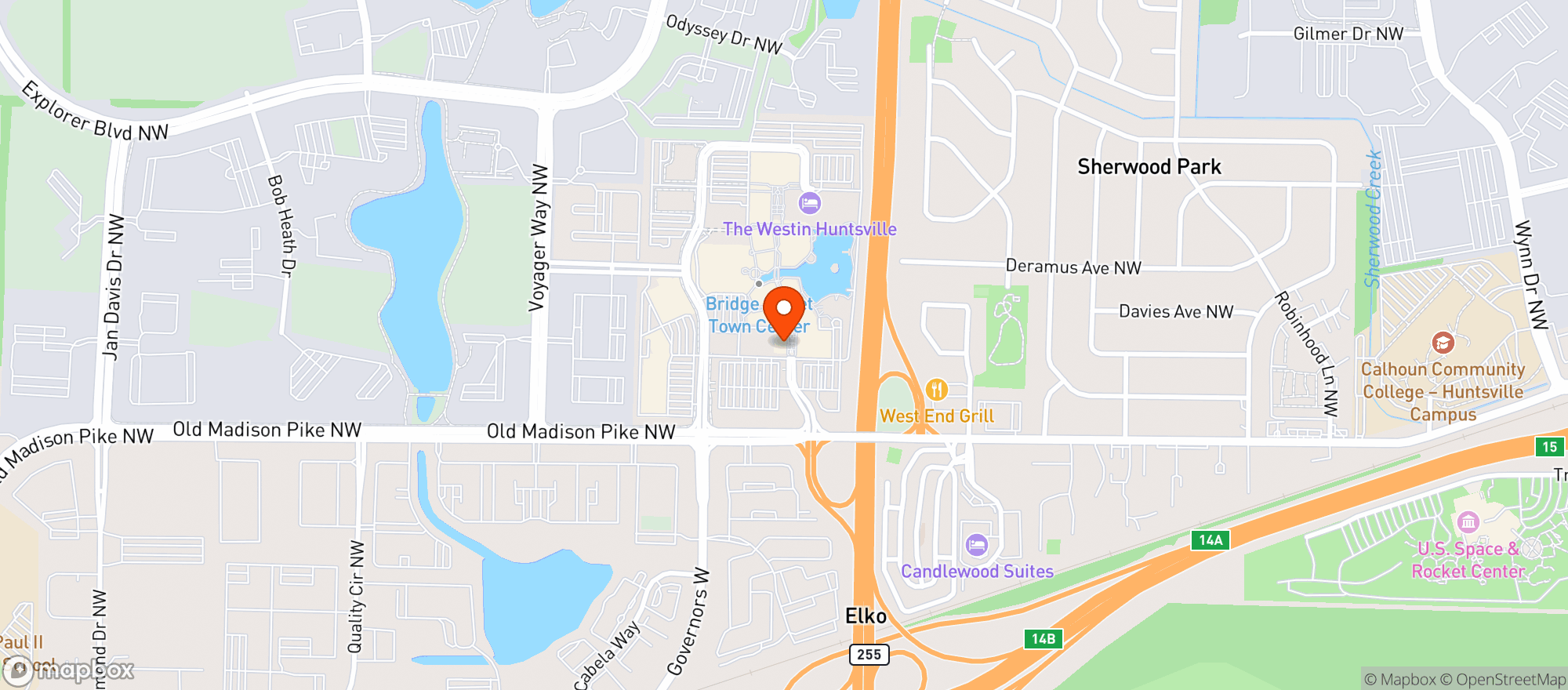 Map showing P F Changs China Bistro #9804