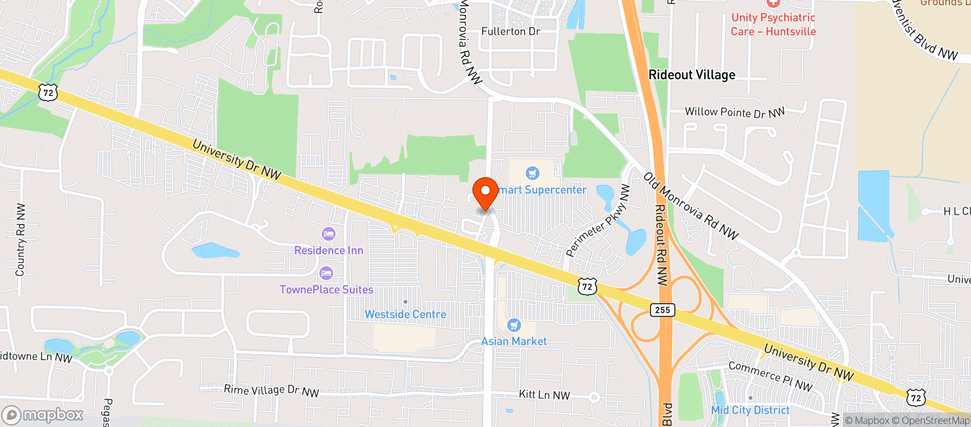 Map showing Fuego Tequila & Comida