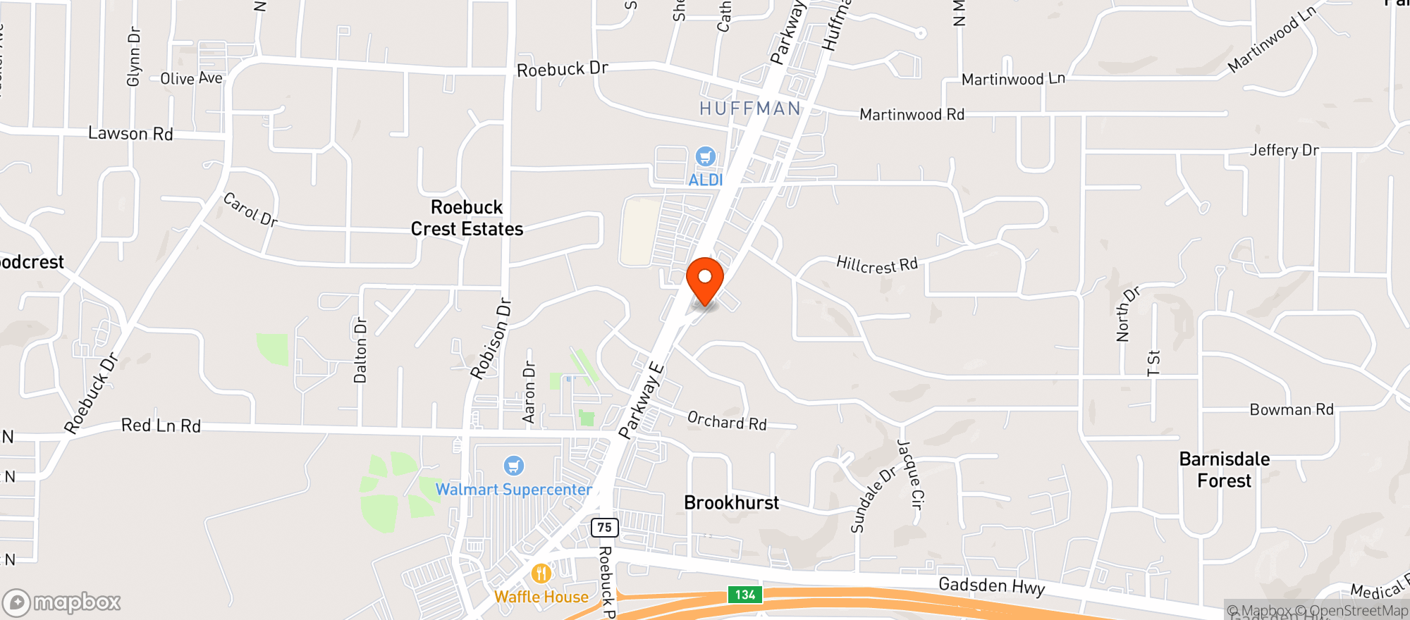 Map showing Smoke Shop