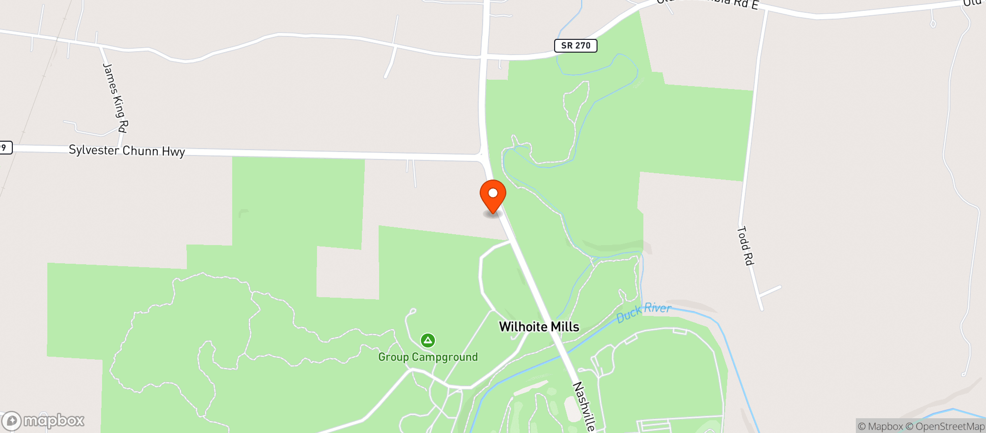 Map showing Park Market Liquor & Wine