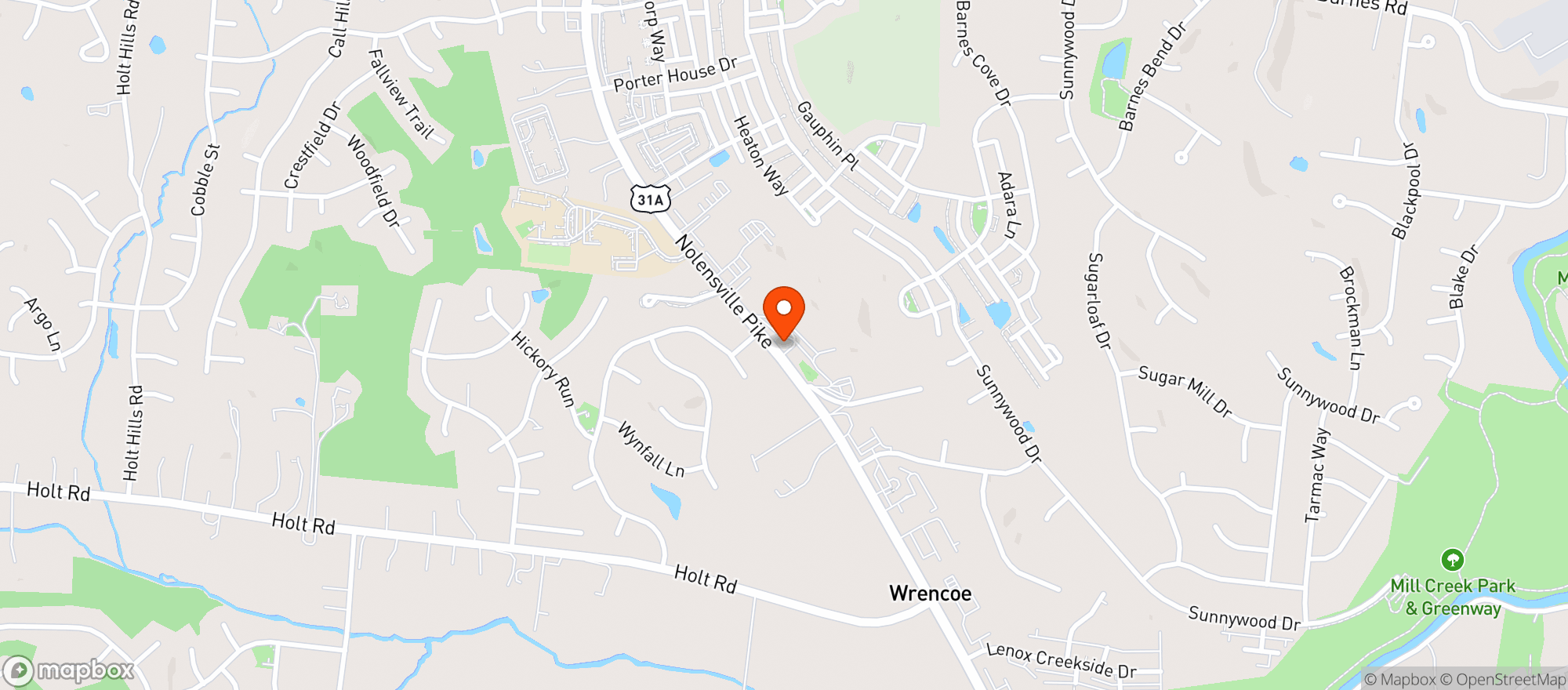 Map showing Walmart Supercenter