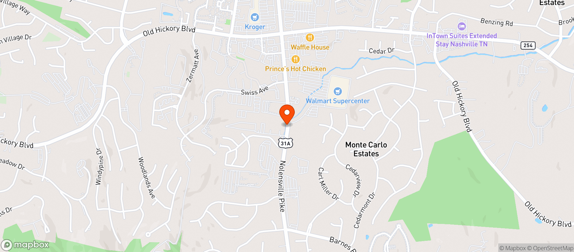 Map showing Sprouts Farmers Market
