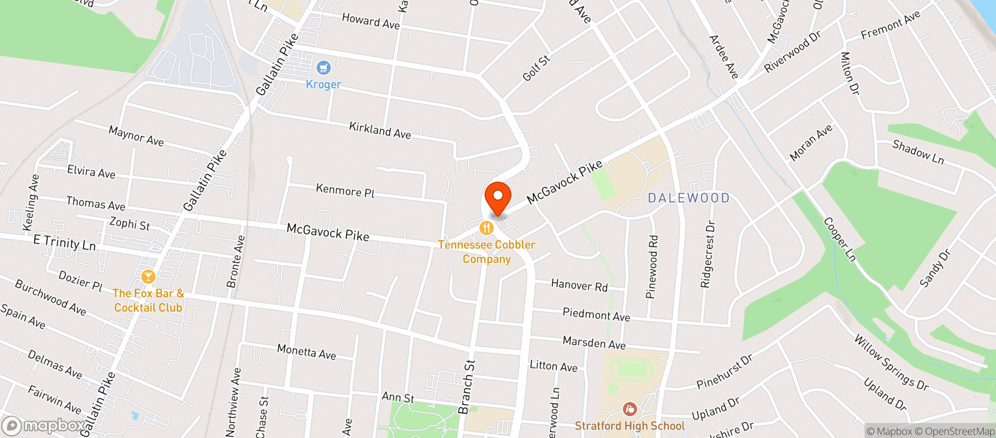 Map showing Bite A Bit Thai Sushi