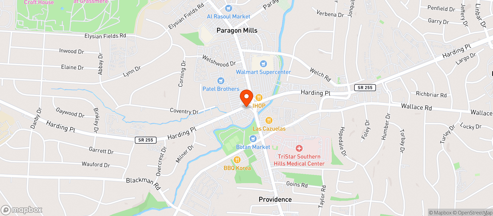 Map showing Vape N CBDream