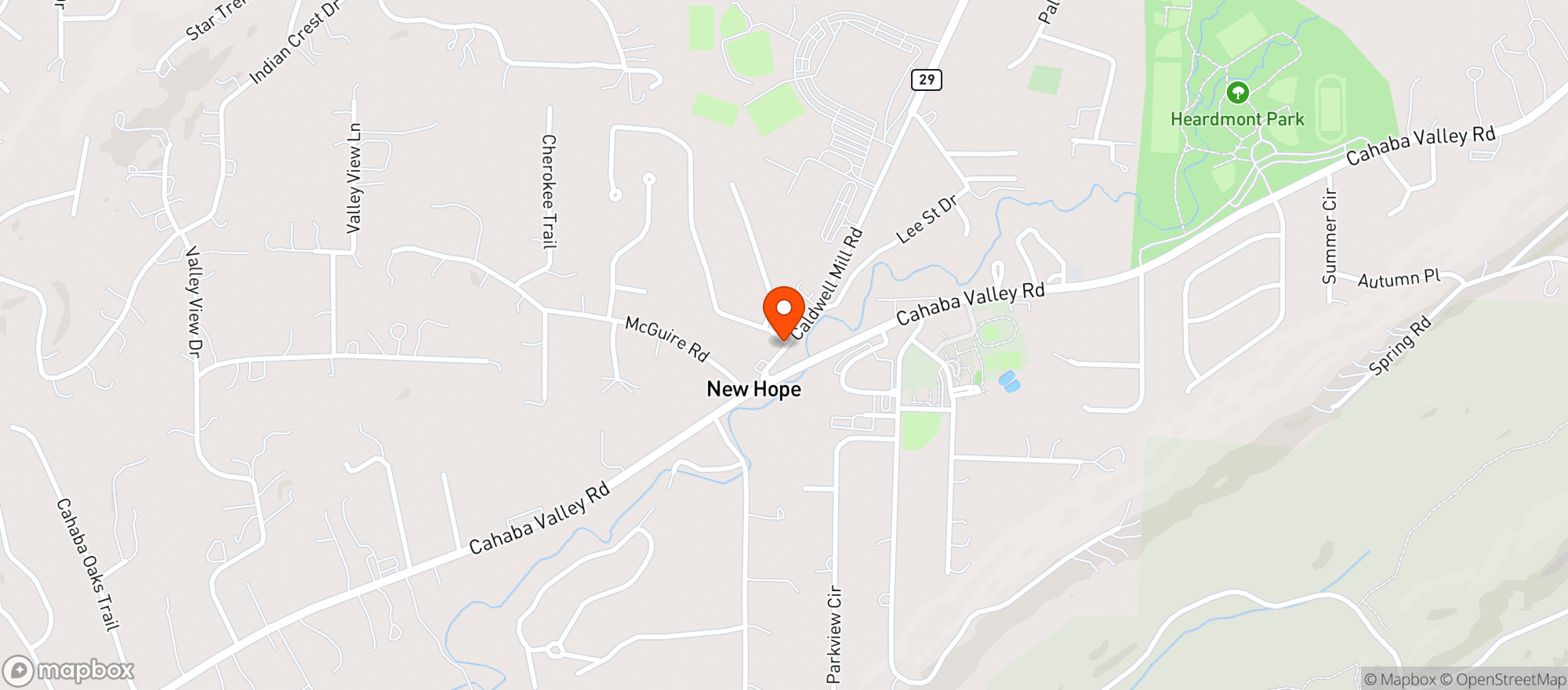 Map showing Caldwell Shell #8