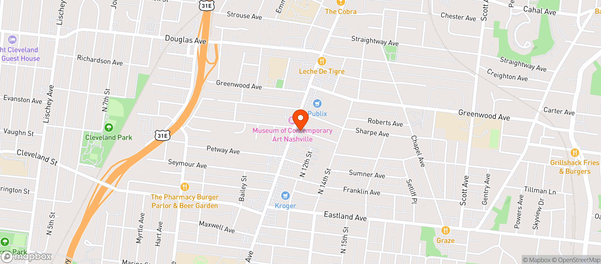 Map showing Z Mart