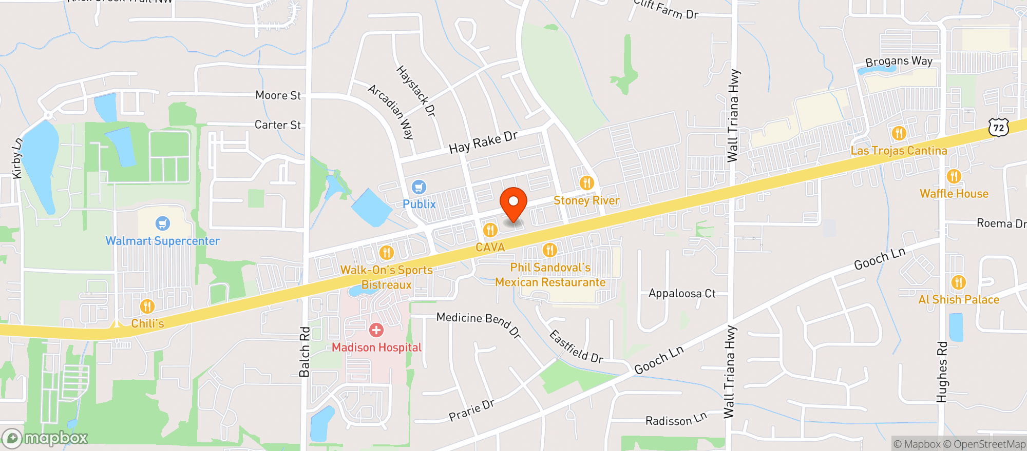 Map showing Coopers Hawk Winery And Restaurant