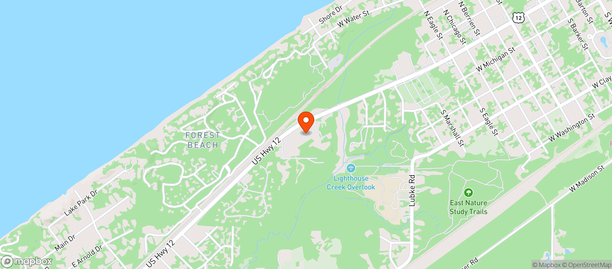 Map showing Farmette