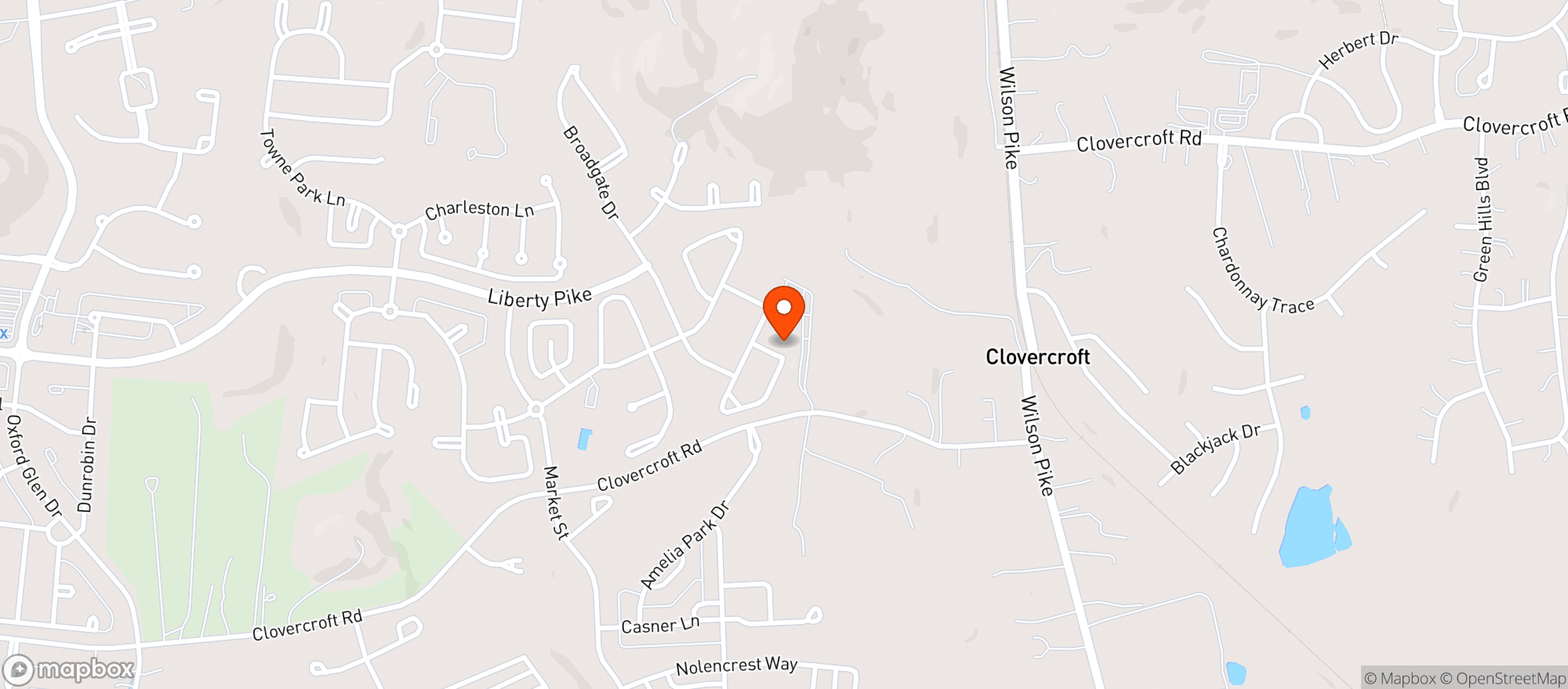 Map showing Tuckingham South