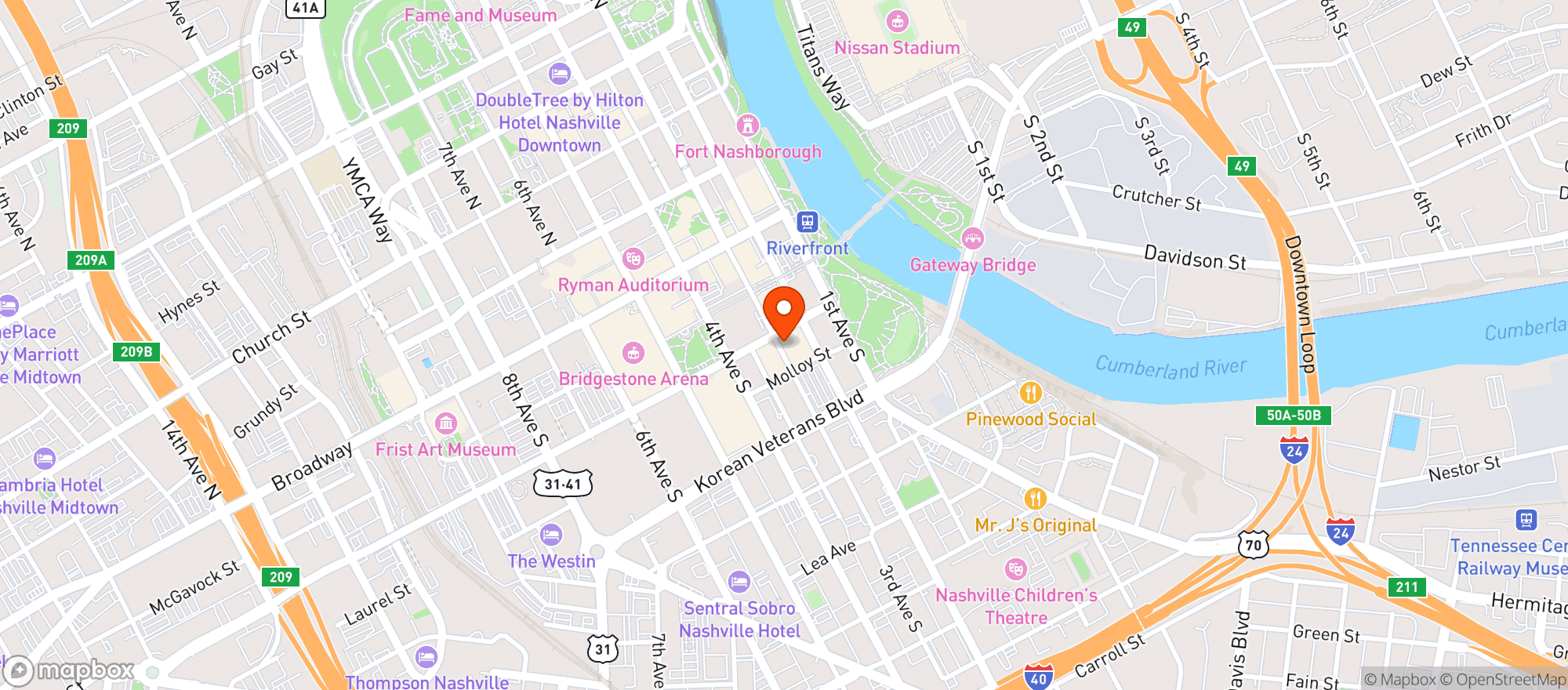 Map showing Champys Chicken