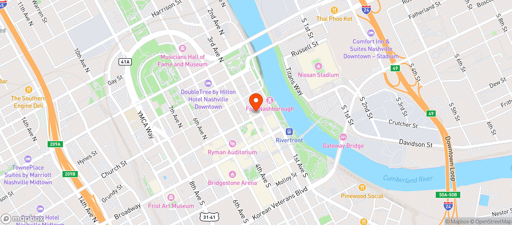 Map showing Brugada