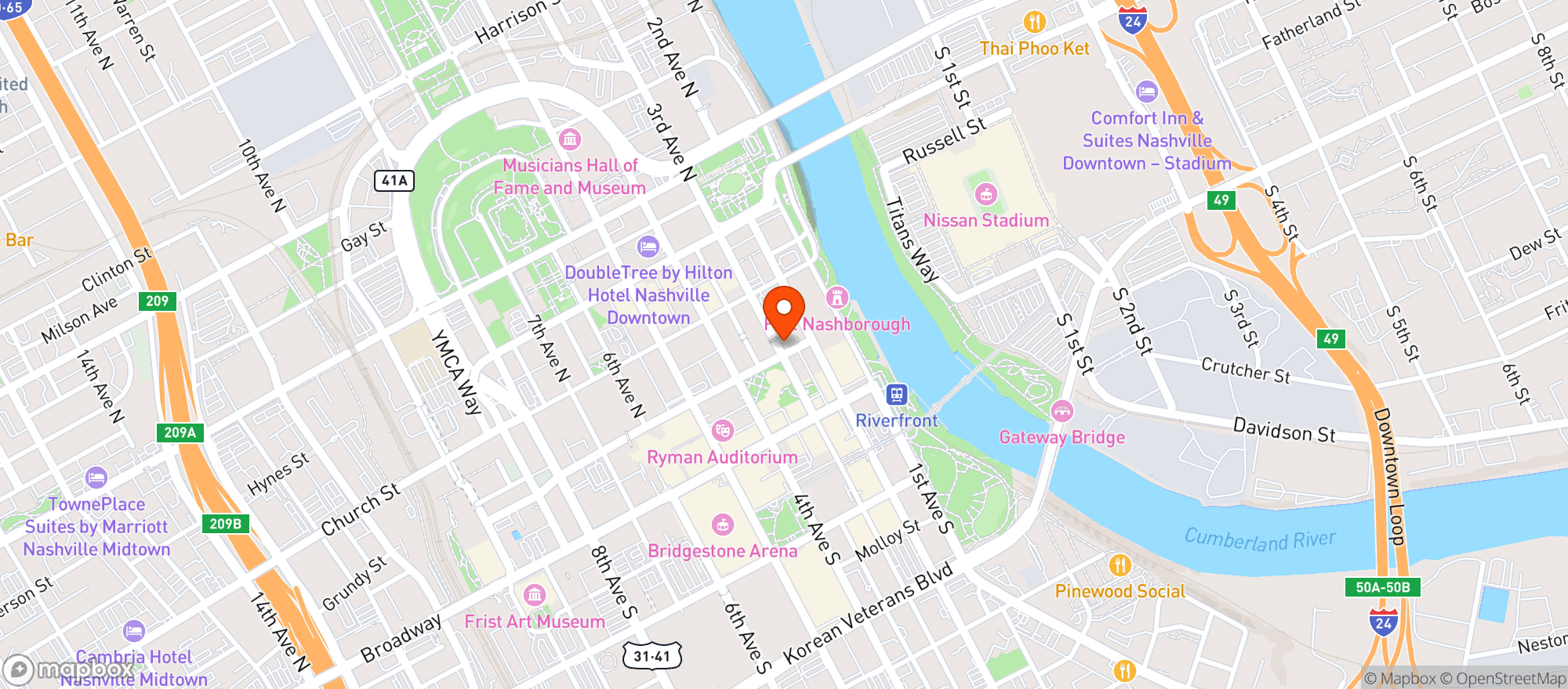 Map showing Wild Beaver Saloon