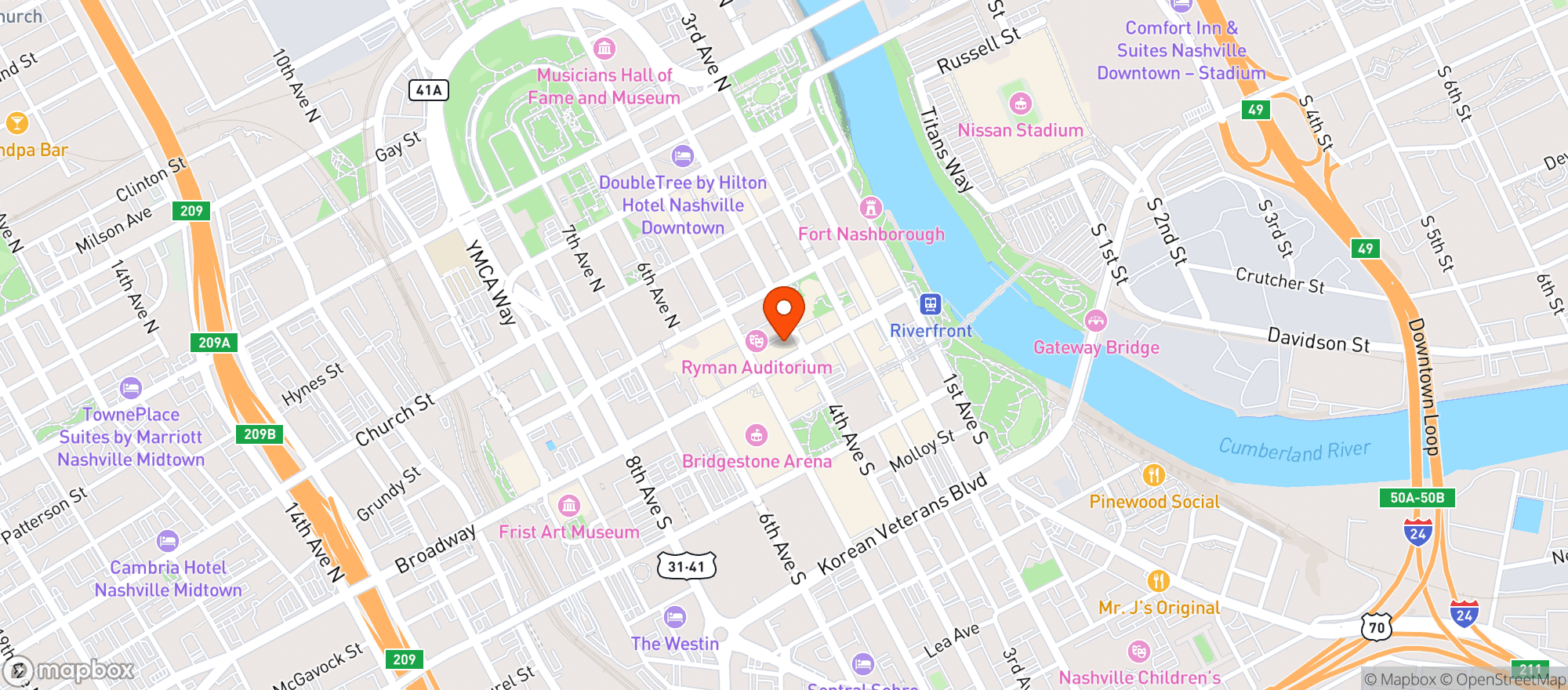 Map showing Lucky Bastard Saloon