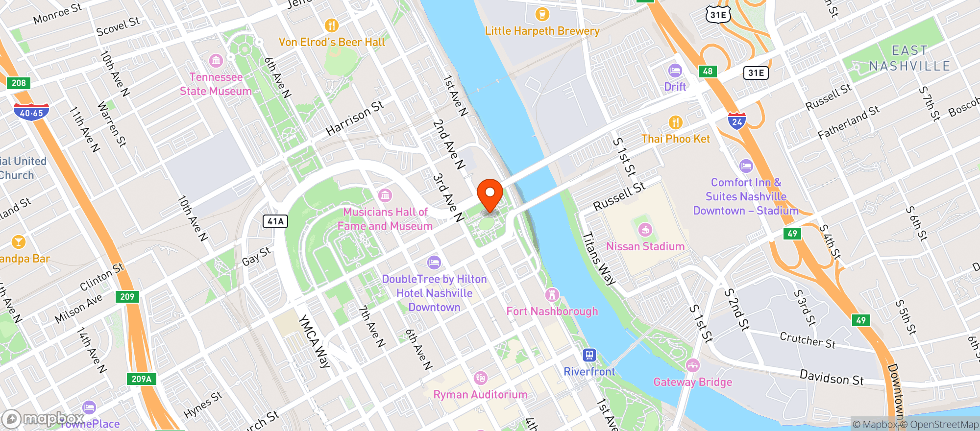 Map showing Sobro Wine & Spirits