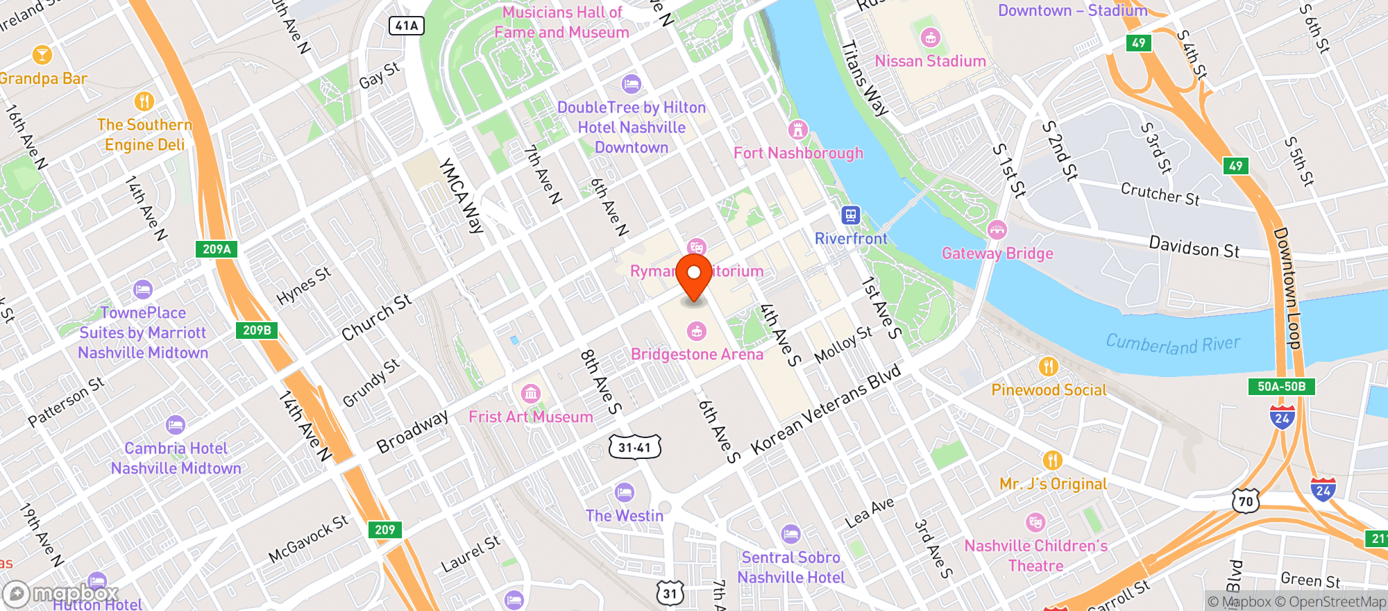Map showing Special Occasion License