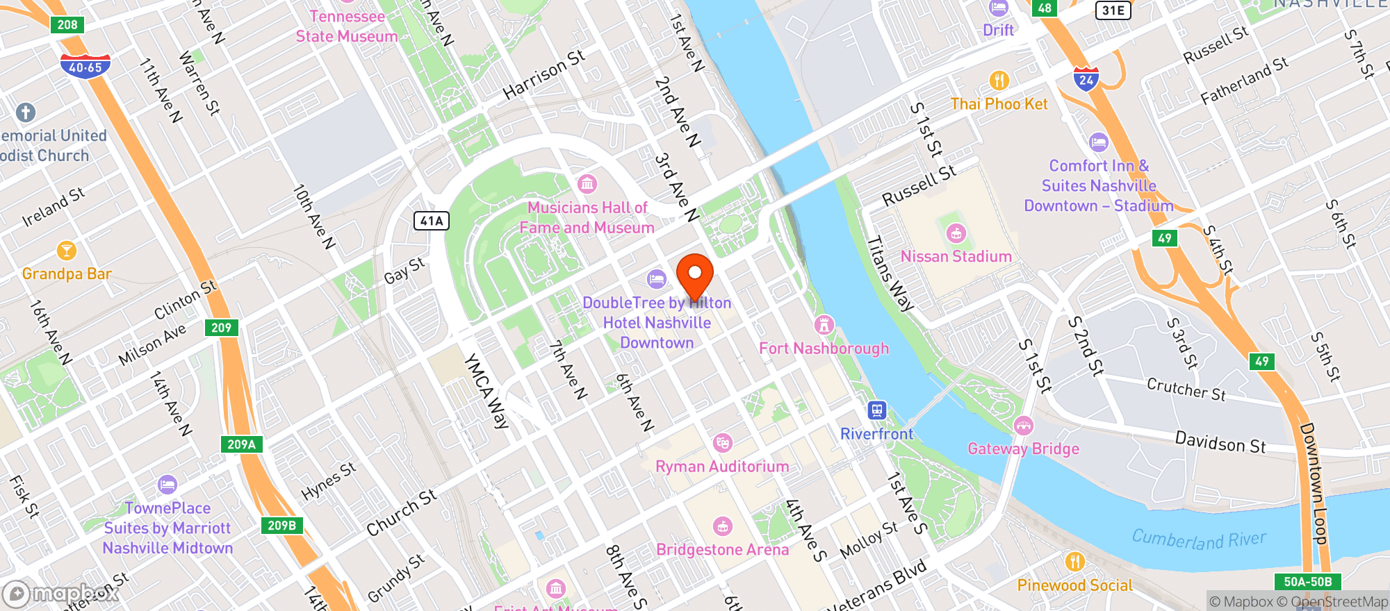 Map showing Bobby Hotel