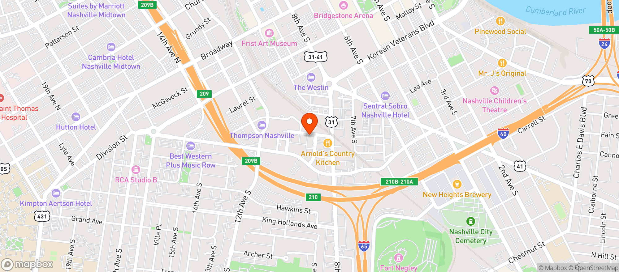 Map showing Love's Alibi