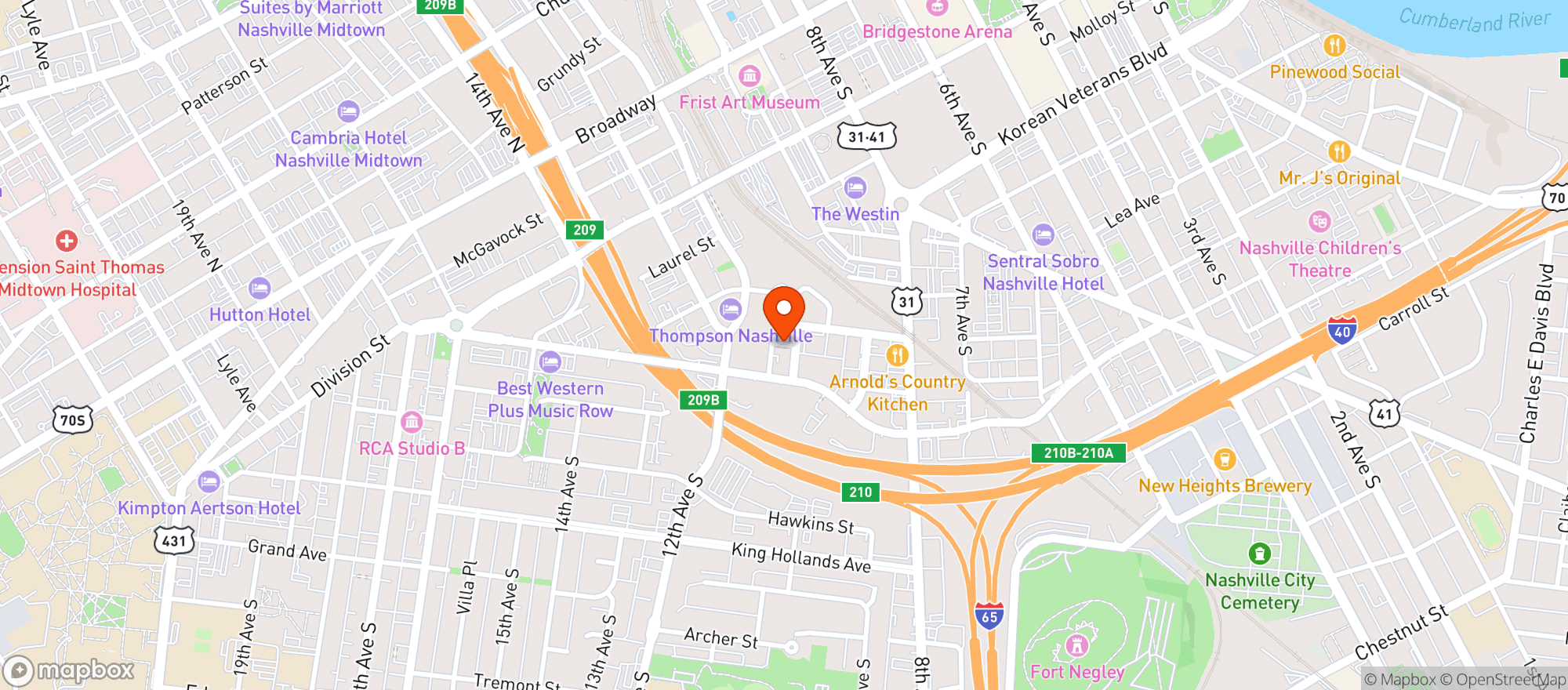 Map showing St. Vito Foccaceria