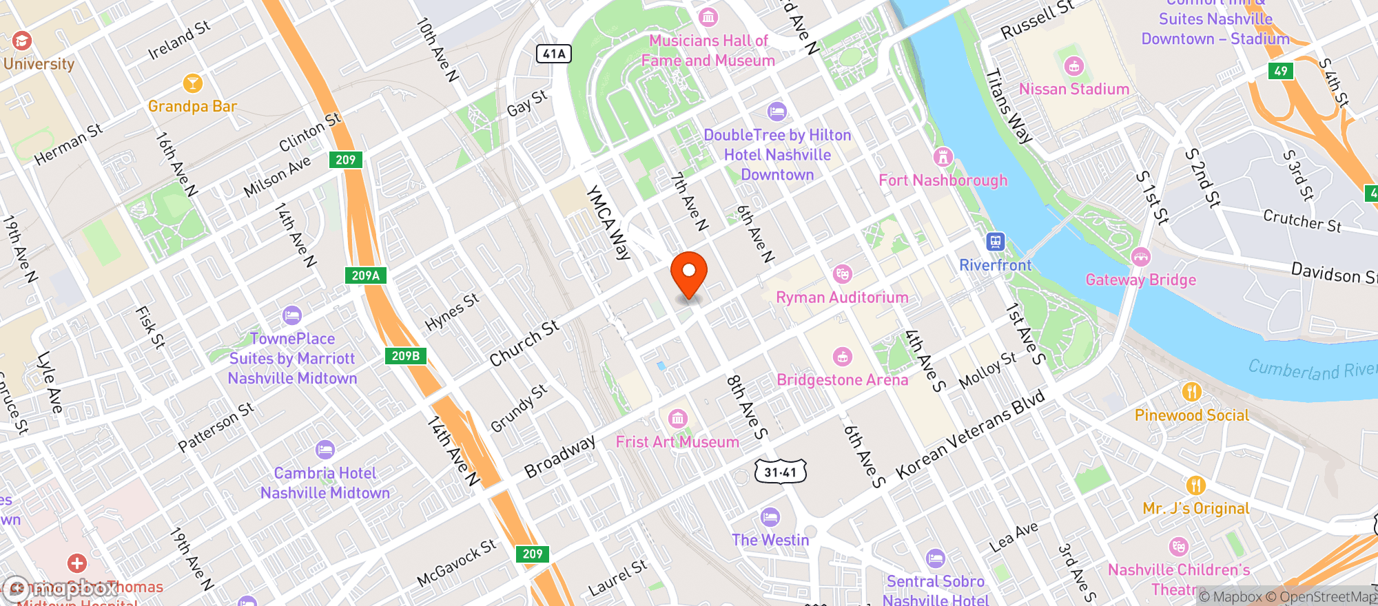 Map showing Standard Restaurant, The (519596)