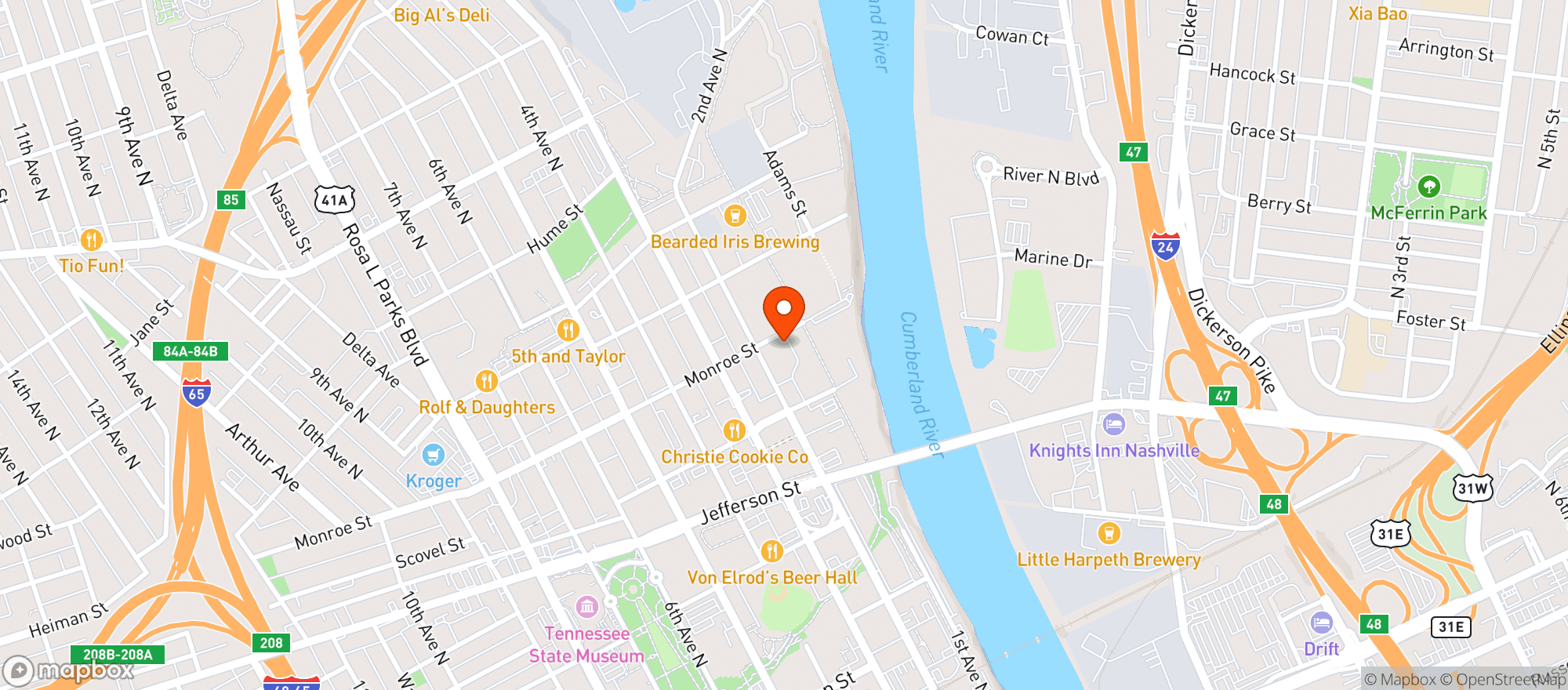 Map showing Goat (germantown)