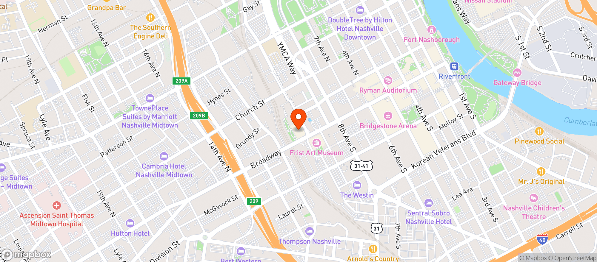 Map showing Prime & Proper