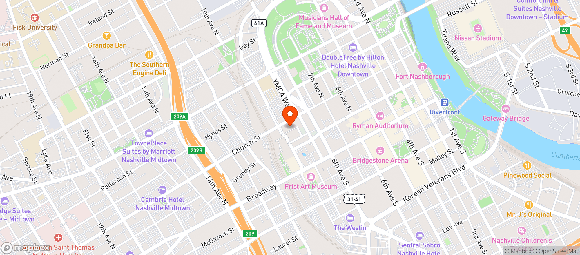 Map showing Hooky
