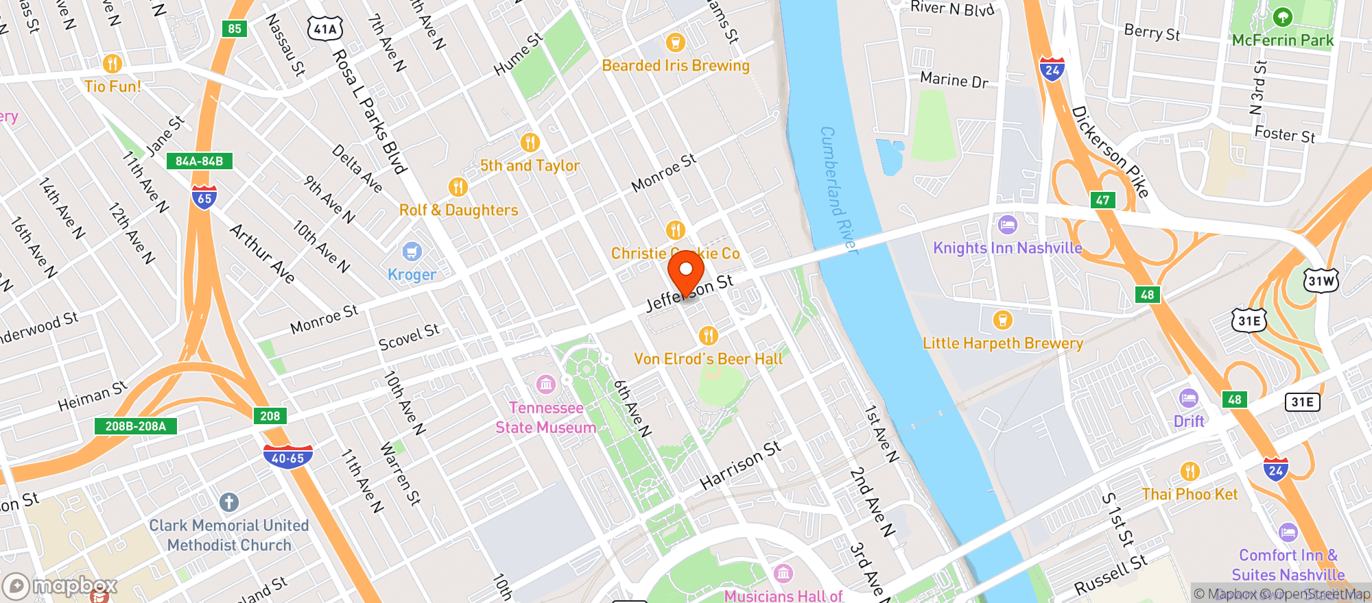 Map showing Neighbors