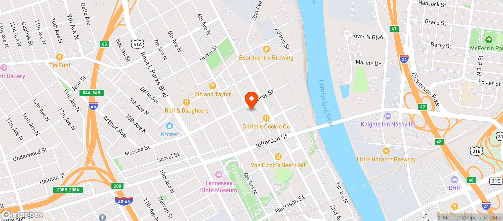 Map showing City House