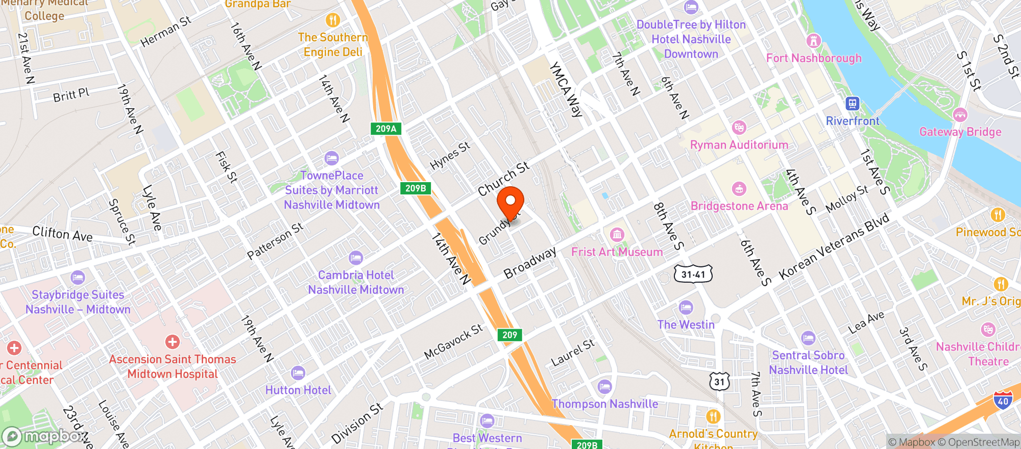 Map showing Night We Met