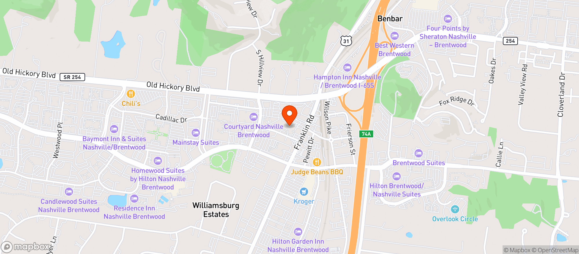 Map showing Cap S Wine And Spirits