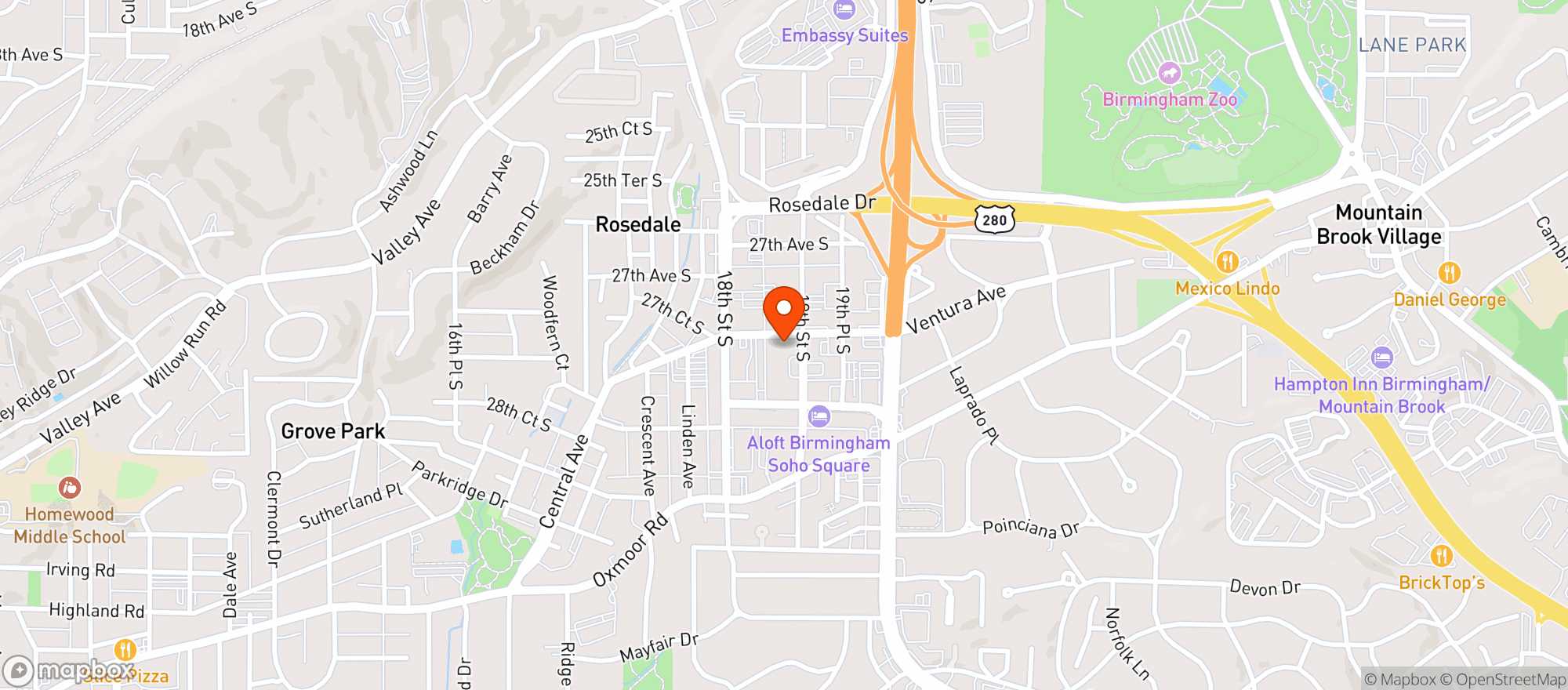 Map showing Classic Wine Co