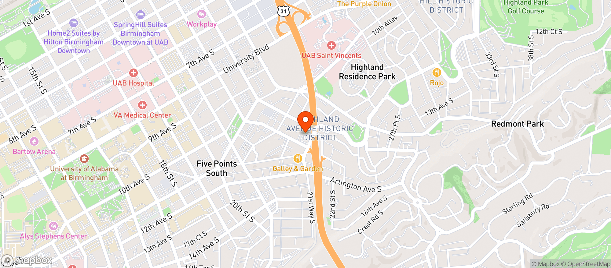 Map showing Bottega