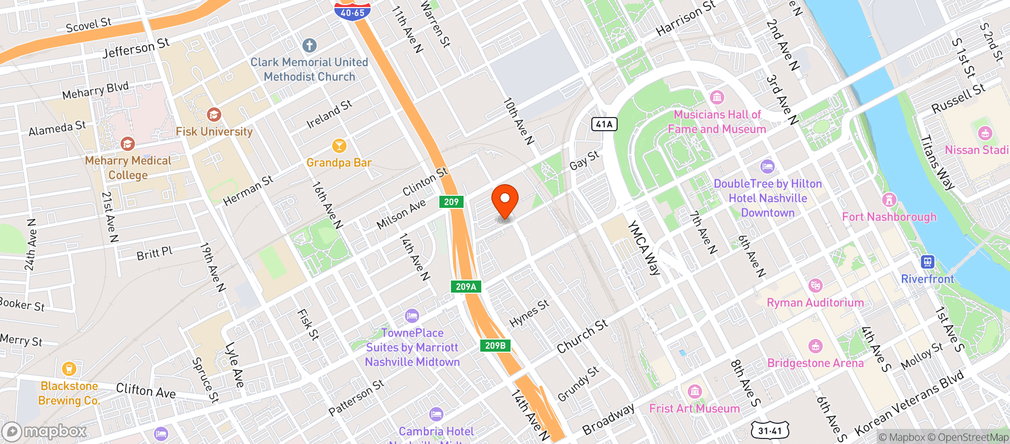 Map showing M.l. Rose (capitol View)