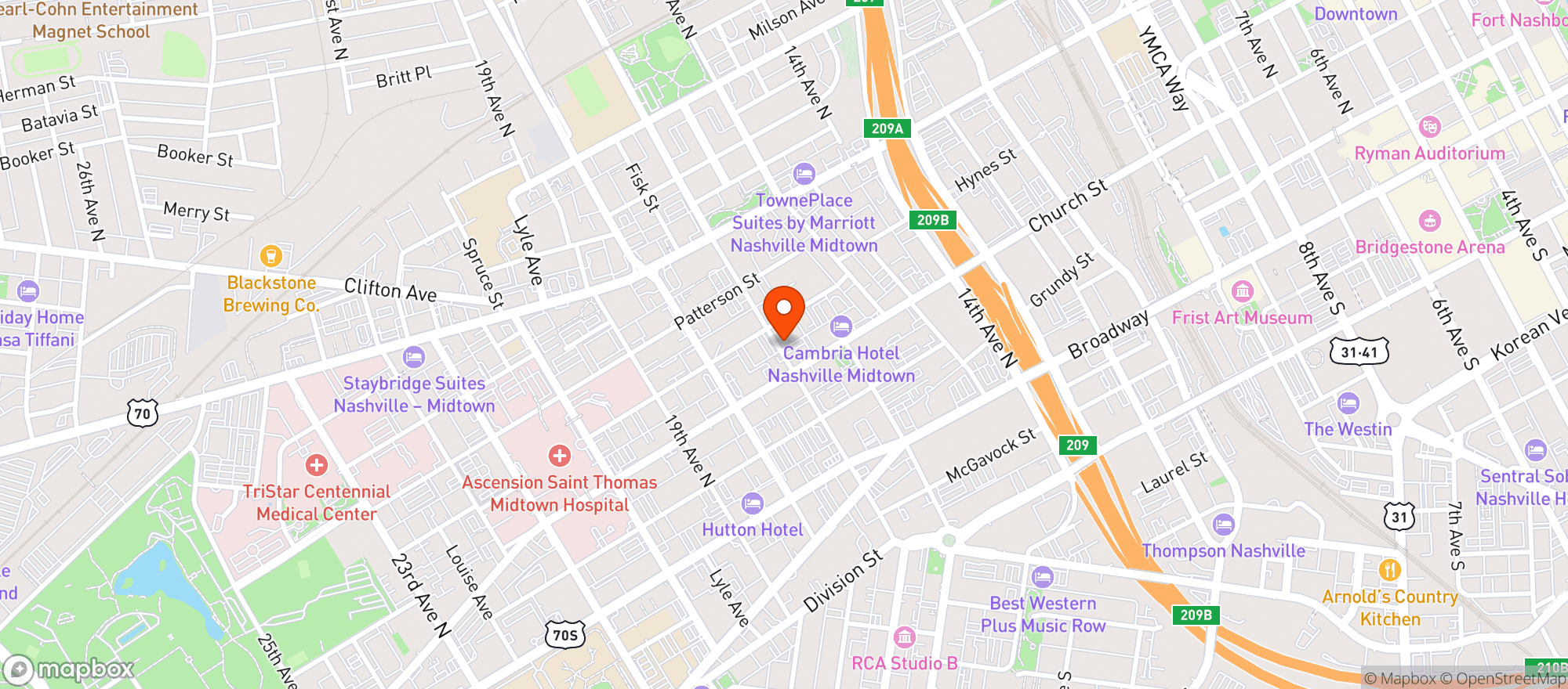 Map showing Marley's Smoke Shop 3 