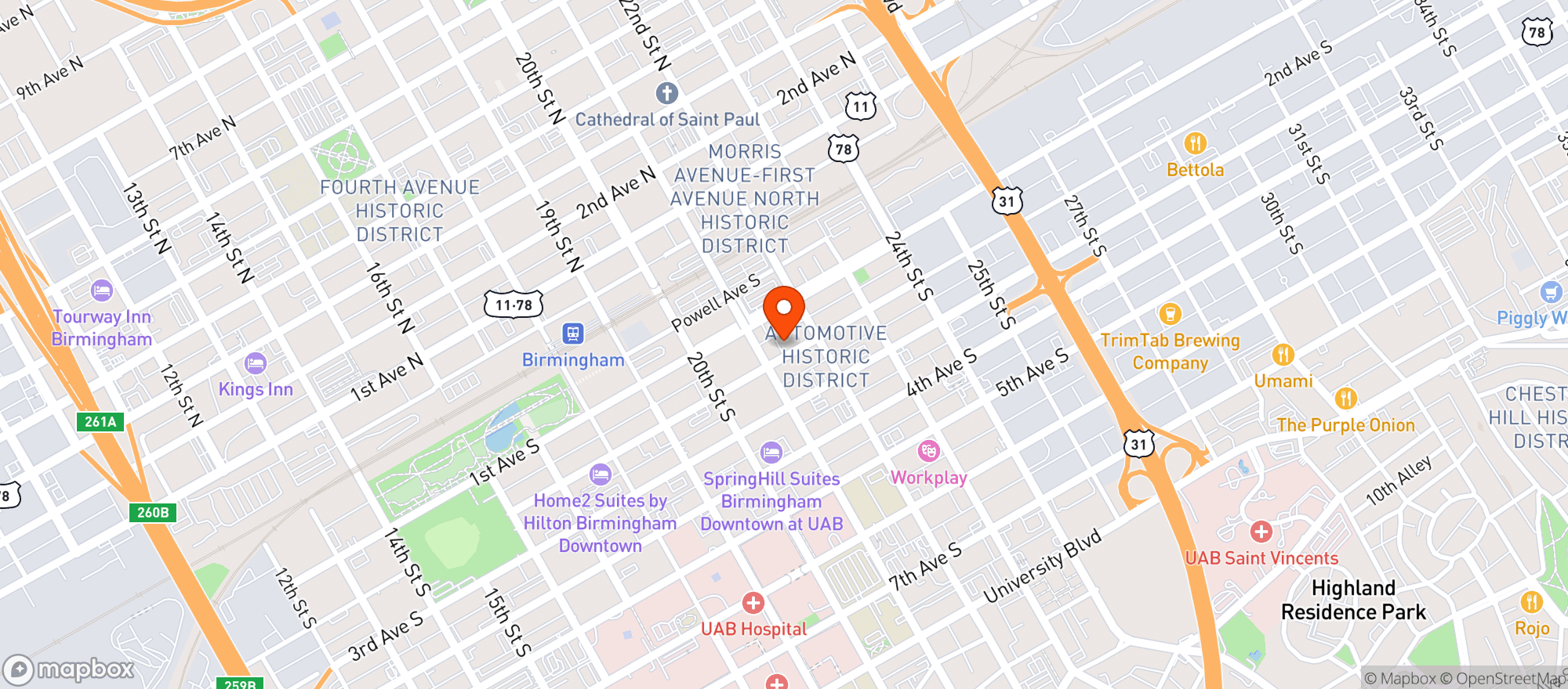 Map showing Smoke Break