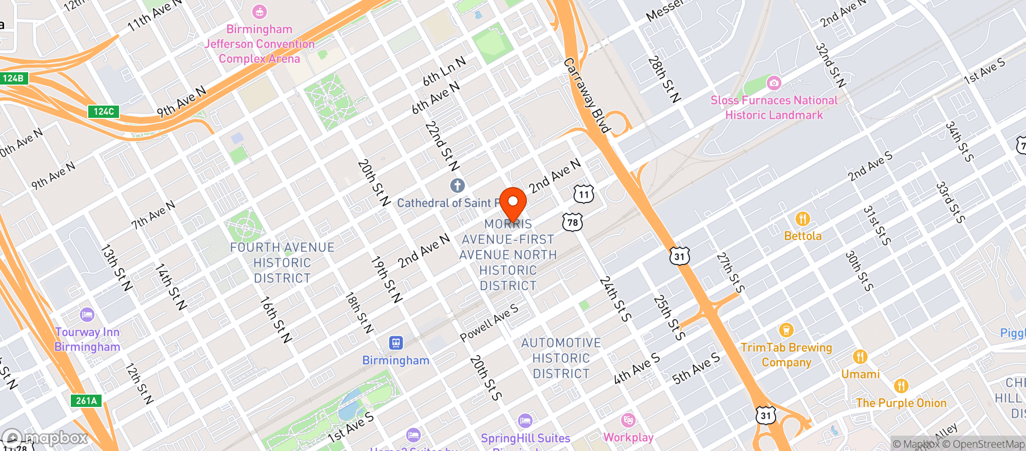 Map showing Adios