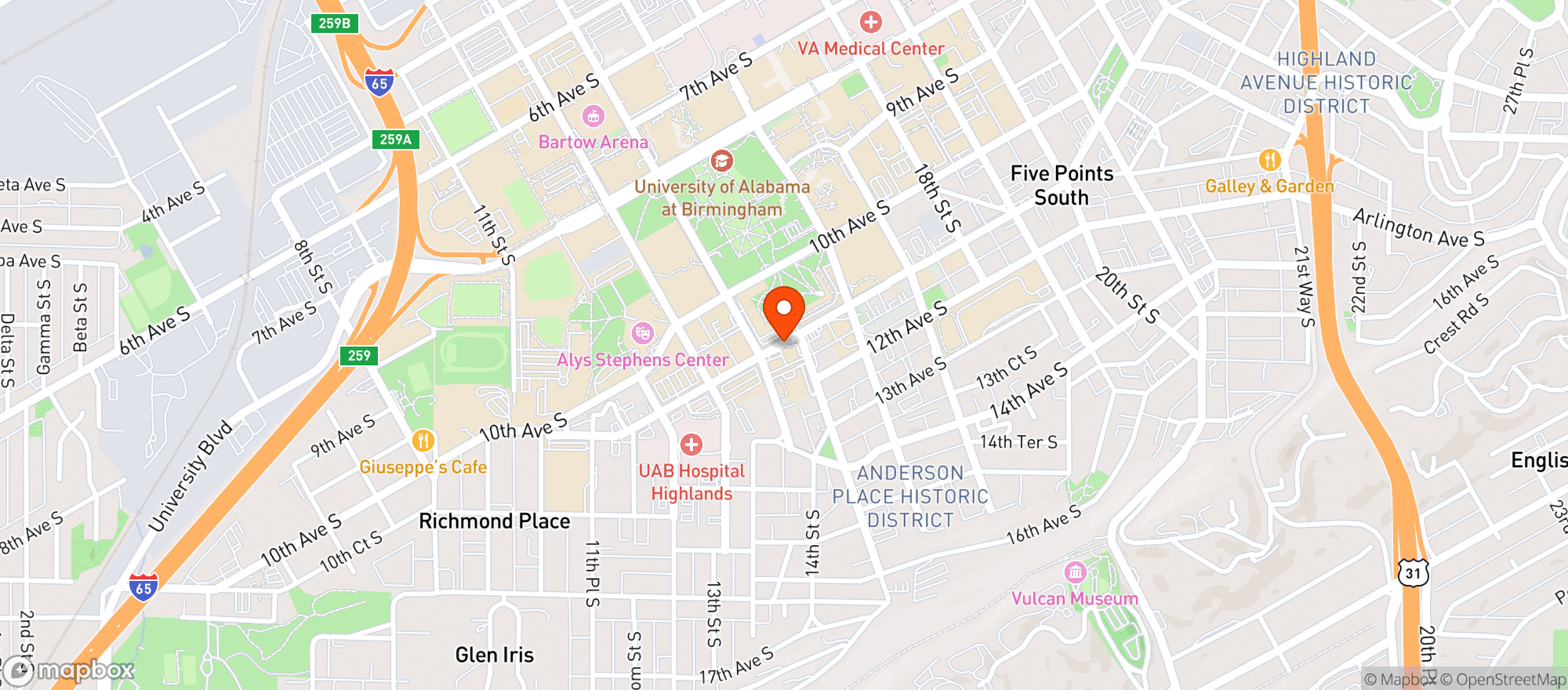 Map showing Cvs Pharmacy