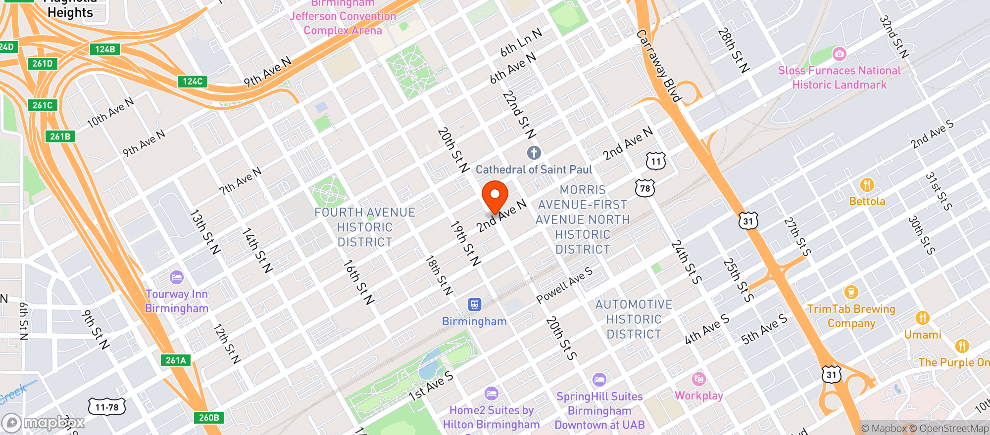 Map showing Johin Na