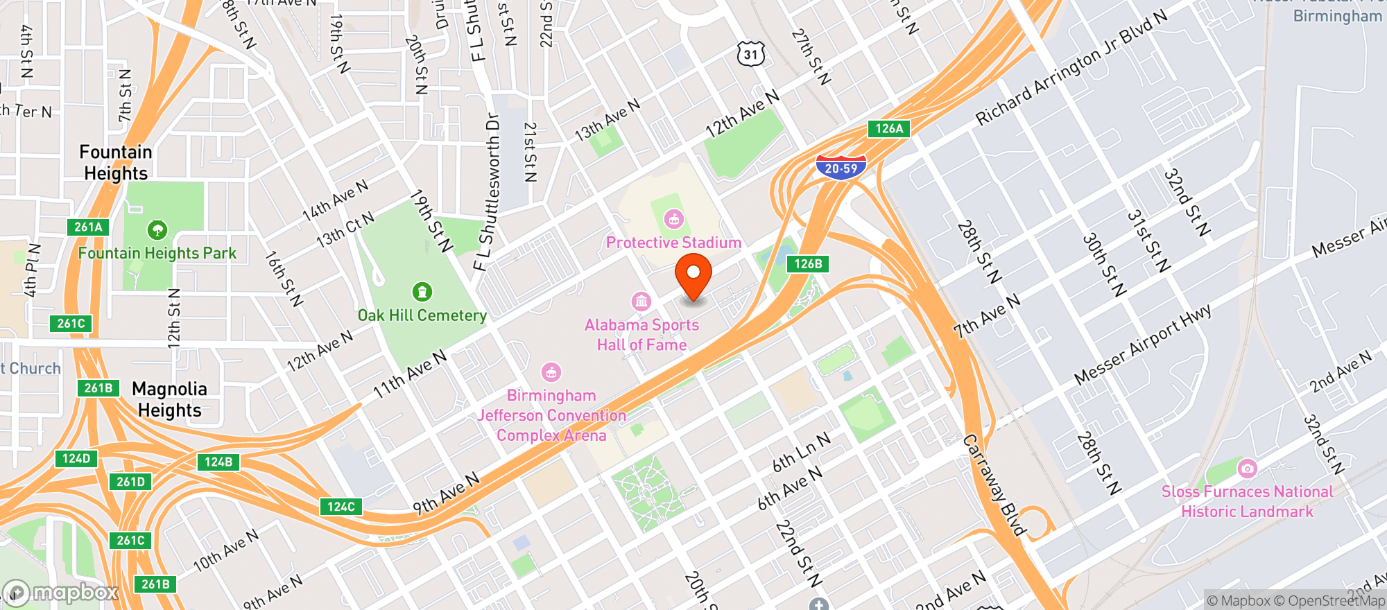 Map showing Westin Hotels & Resorts #bhmwi