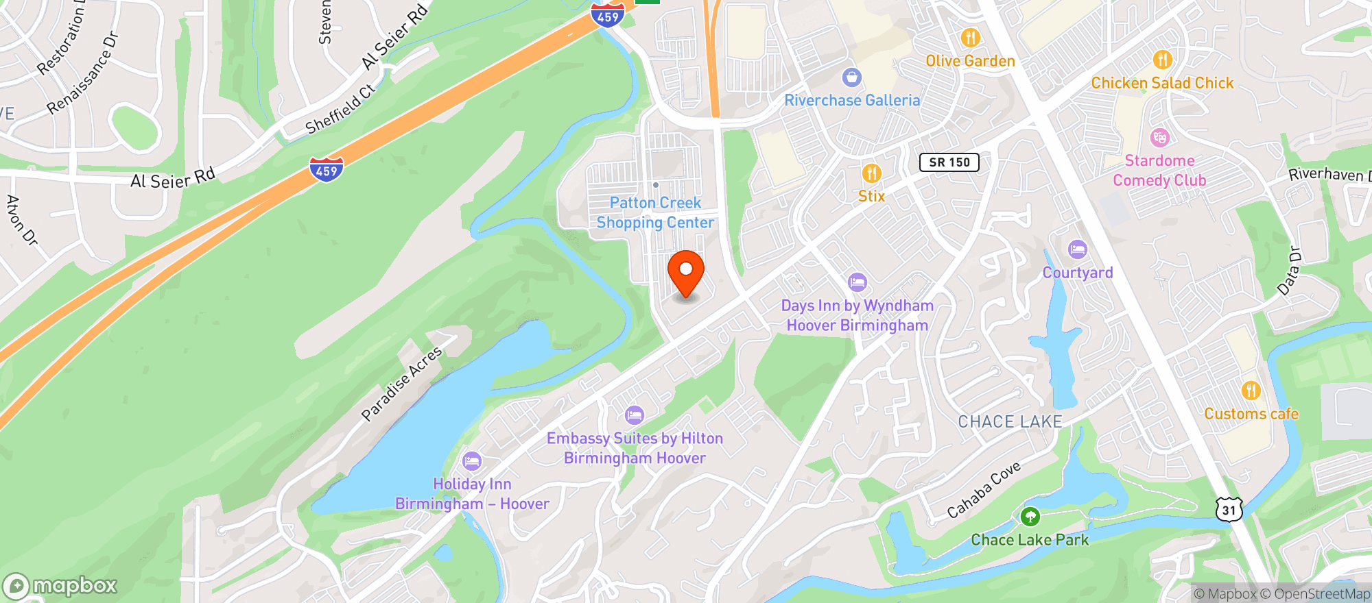 Map showing Amc Patton Creek 15 #4103