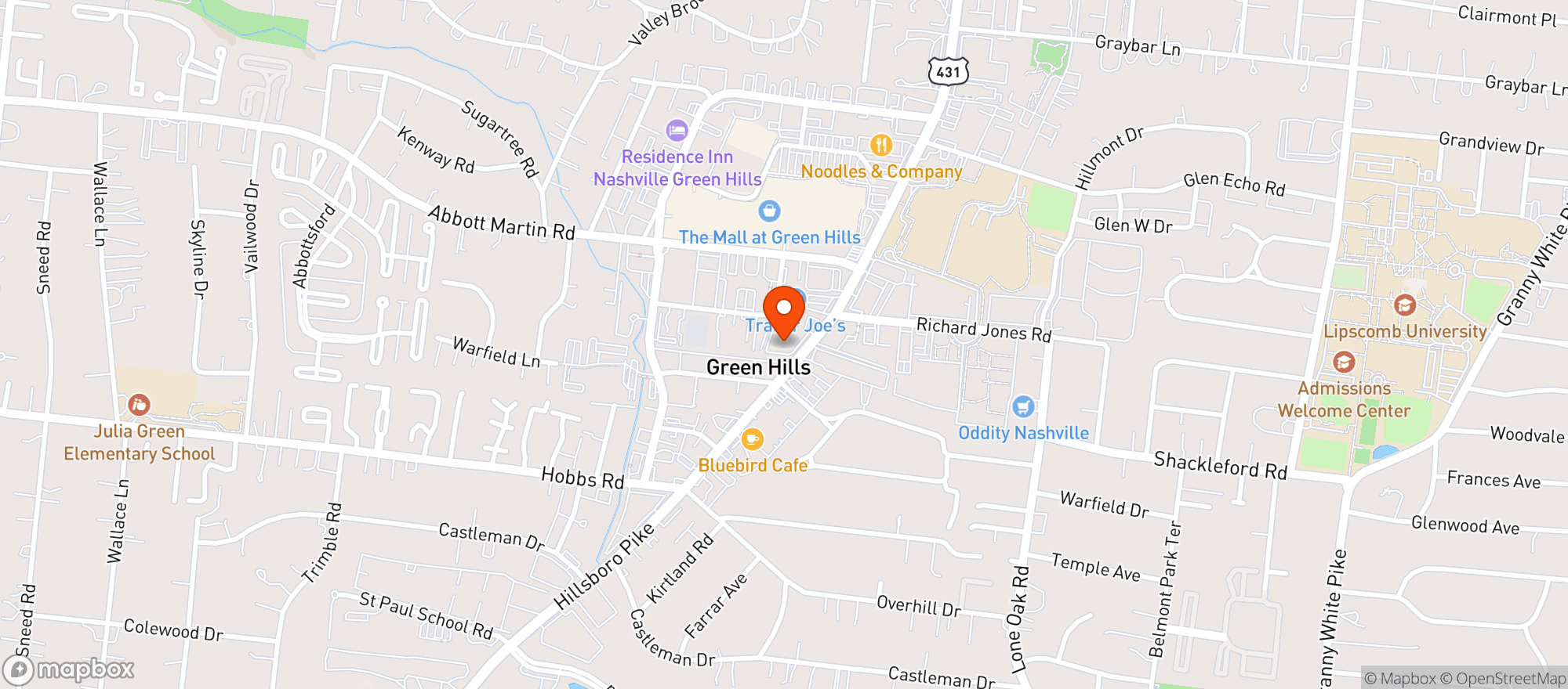 Map showing Grace's Plaza Wine & Spirits