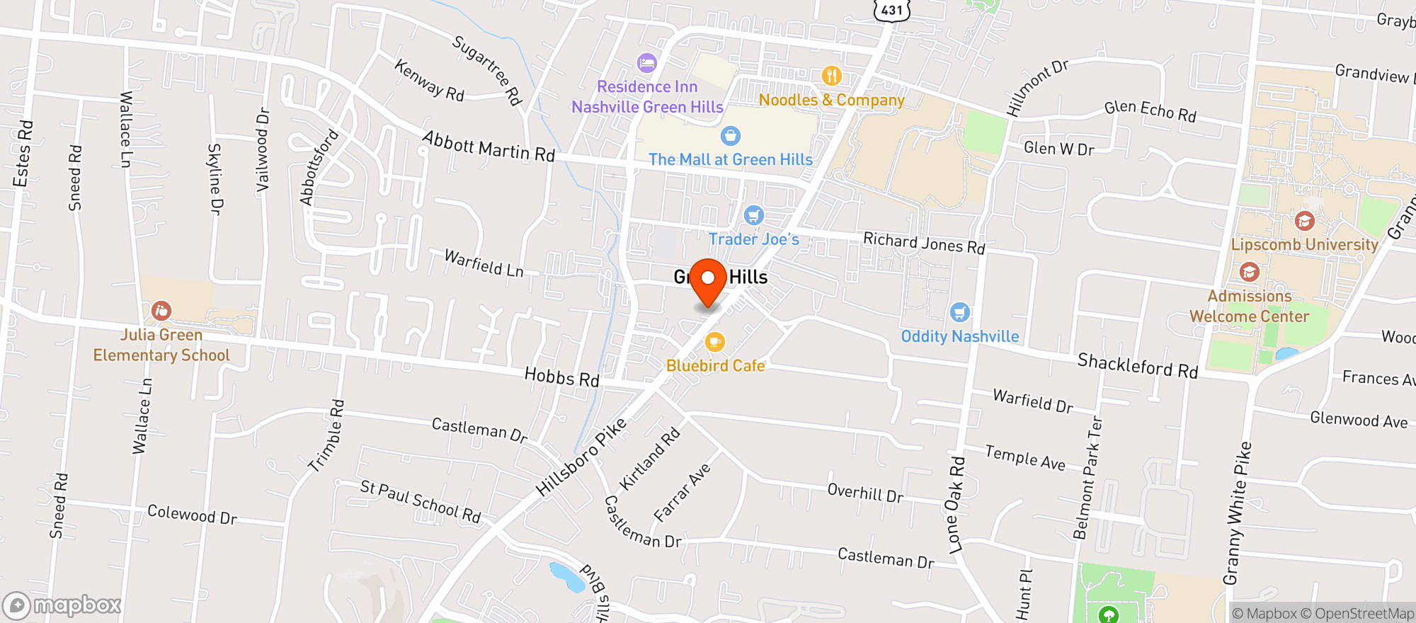 Map showing Doughbird