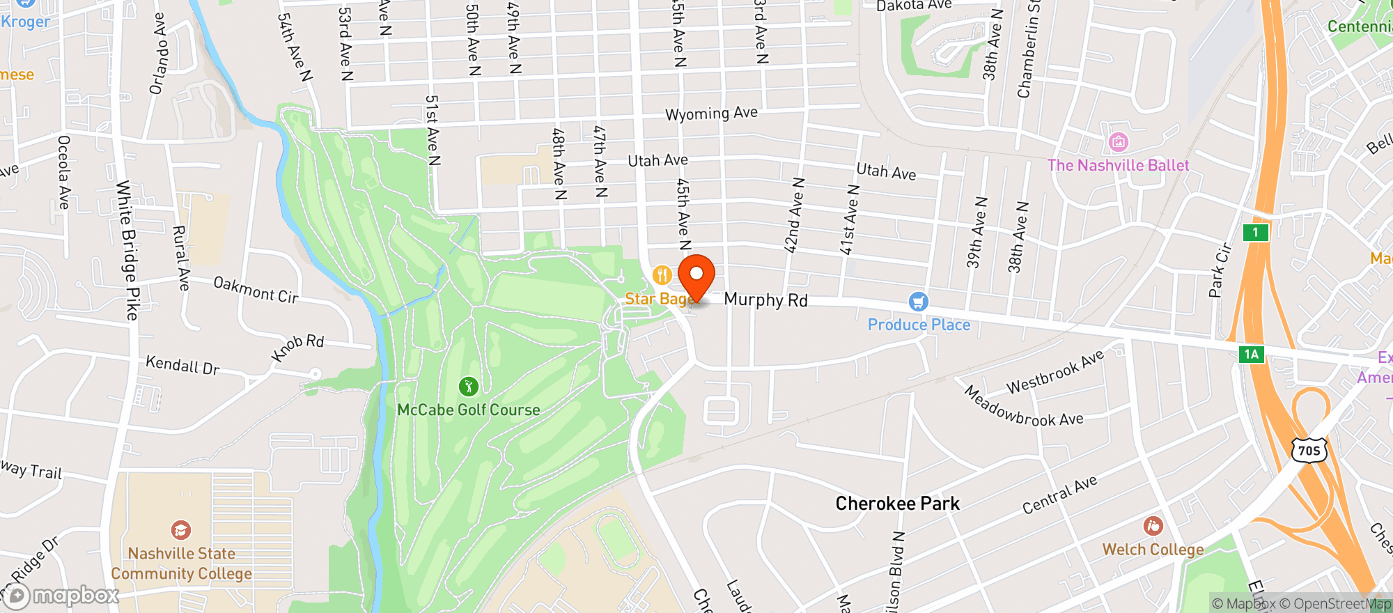 Map showing Jack’s Market