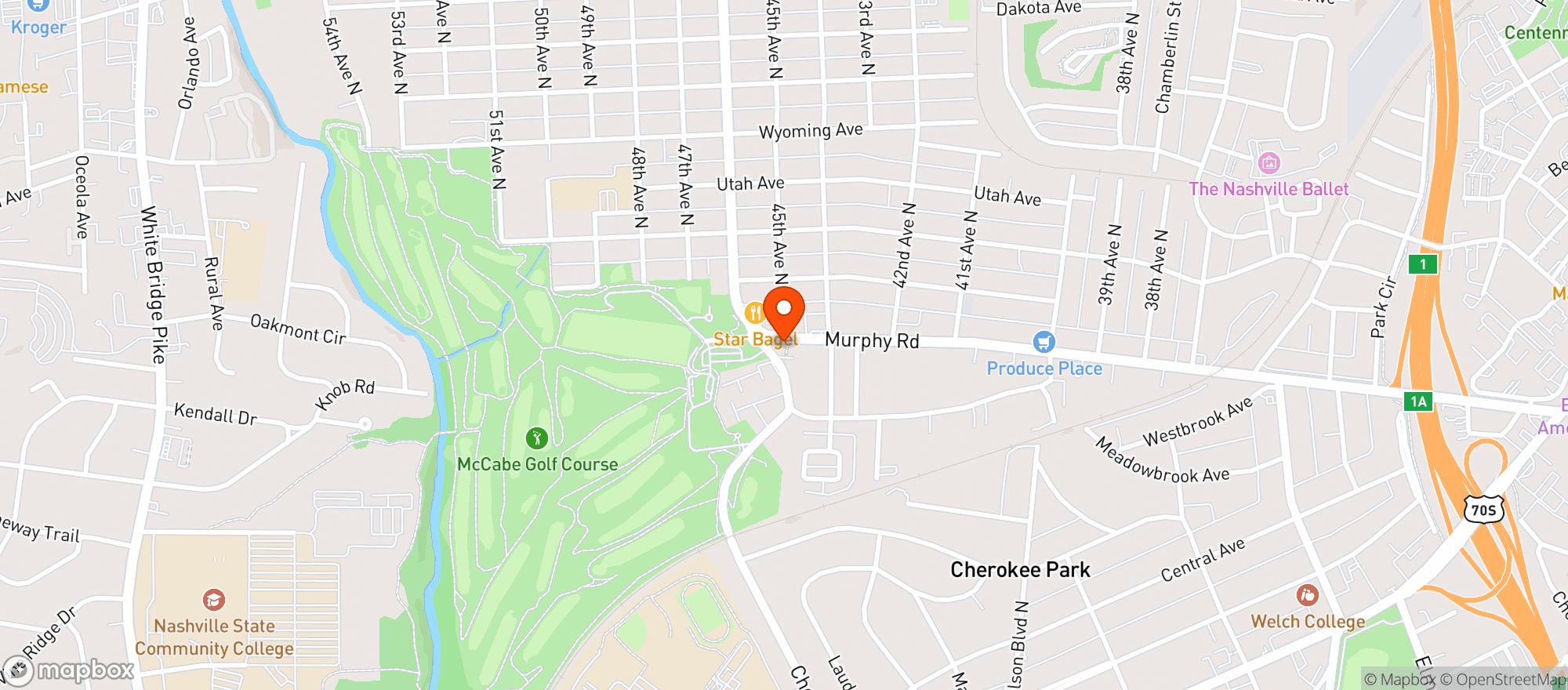 Map showing Pancho And Leftys Cantina