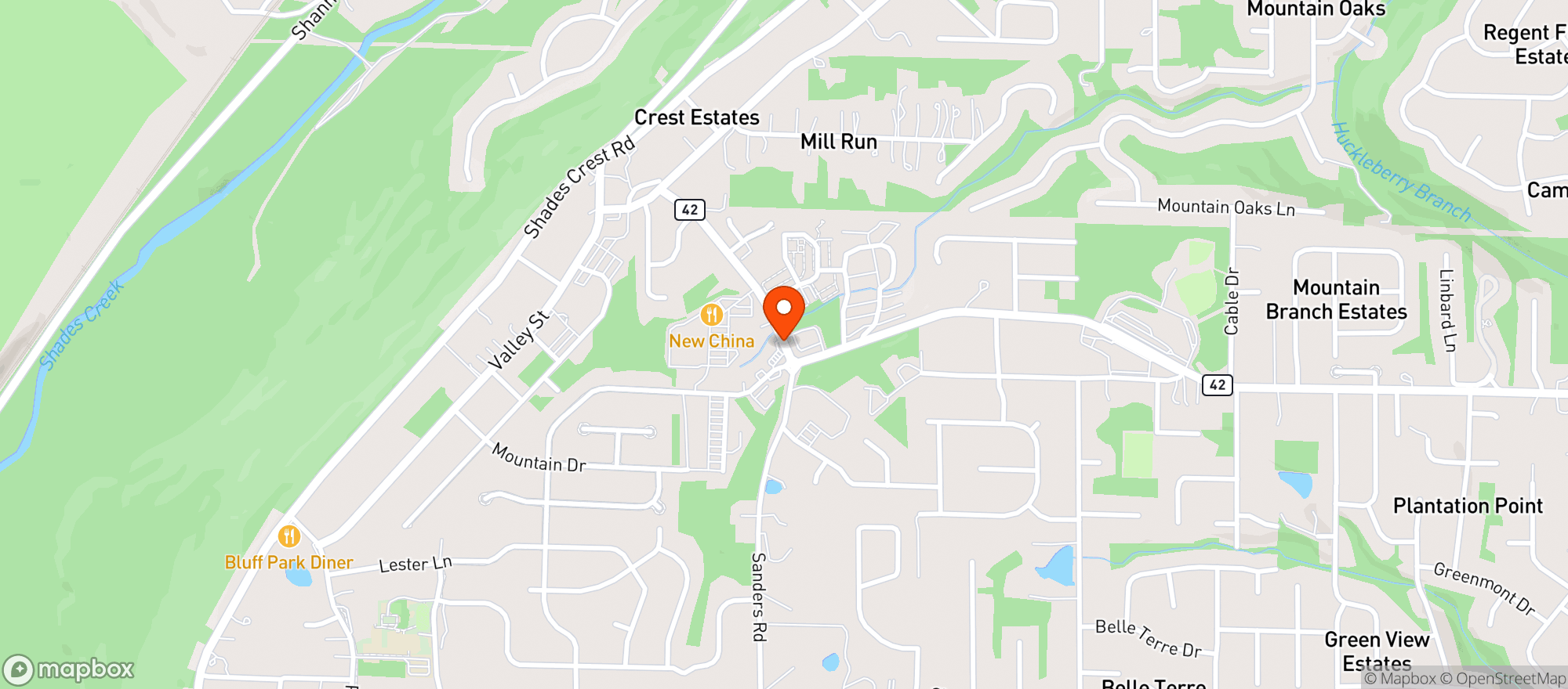 Map showing EXXON
