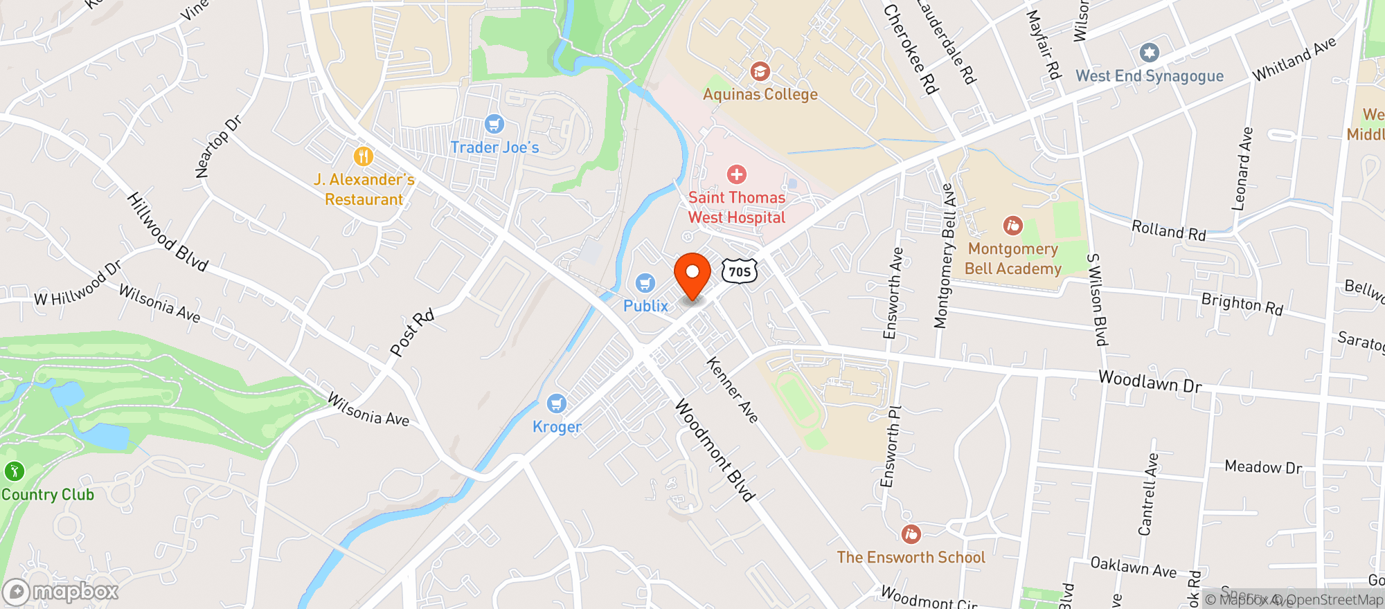 Map showing Publix