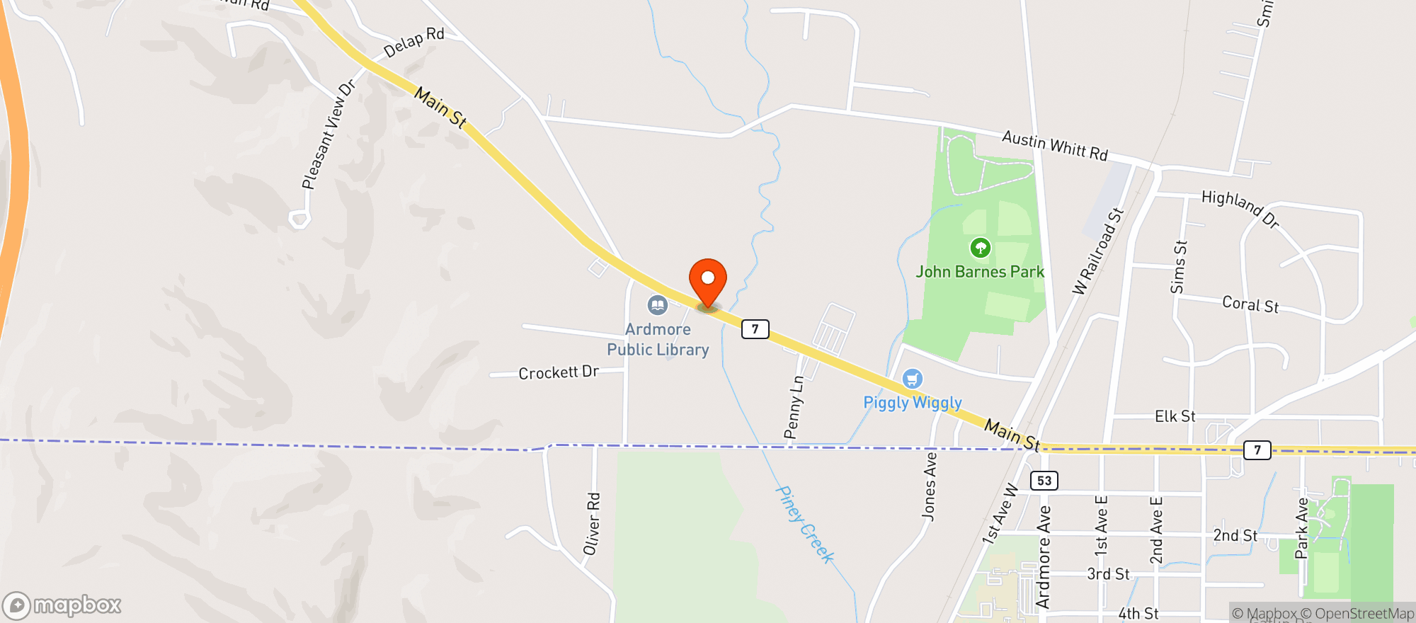 Map showing True Discount Lotto Land